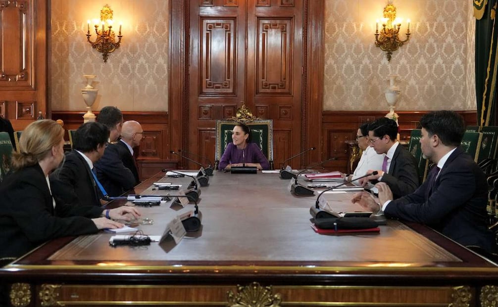 Volker Türk, Alto Comisionado de las Naciones Unidas para los Derechos Humanos, y la presidenta de México, Claudia Sheinbaum. Foto: X @Claudiashein