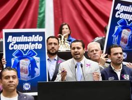 Diputado del PAN propone eliminar ISR al aguinaldo; “ya lo trabajaron todo el año”, resalta