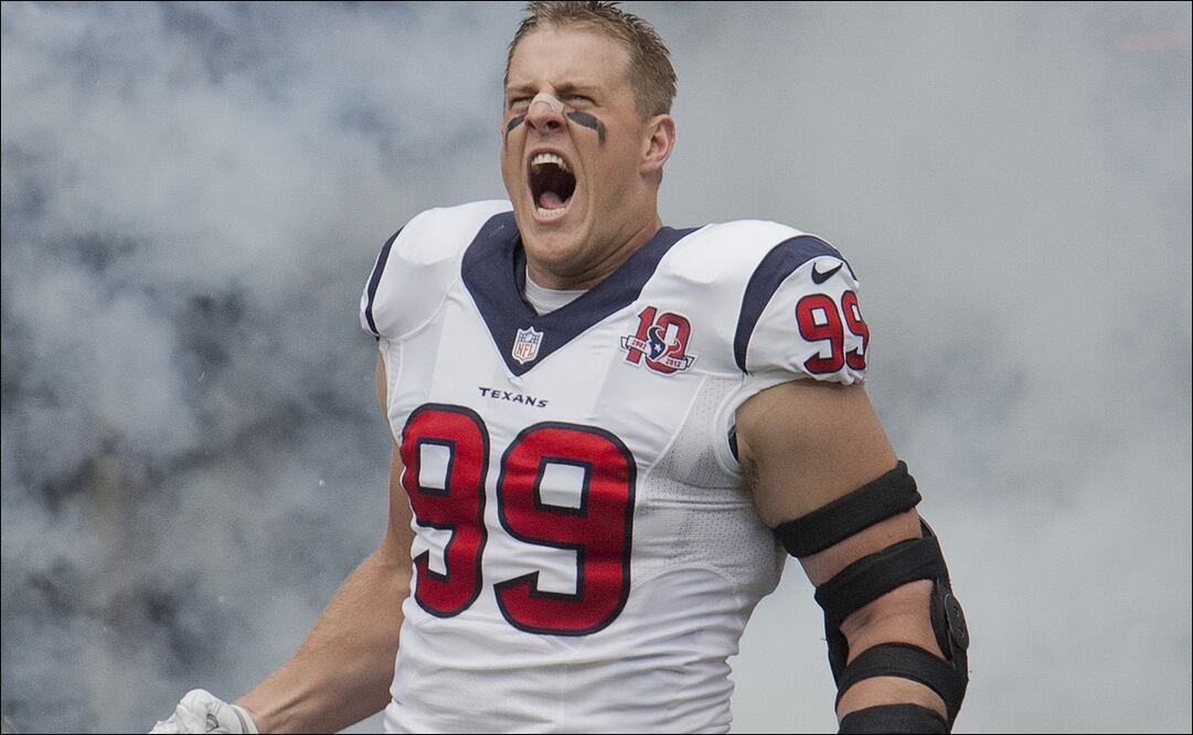 Defensivo de los Texans. Foto: AFP