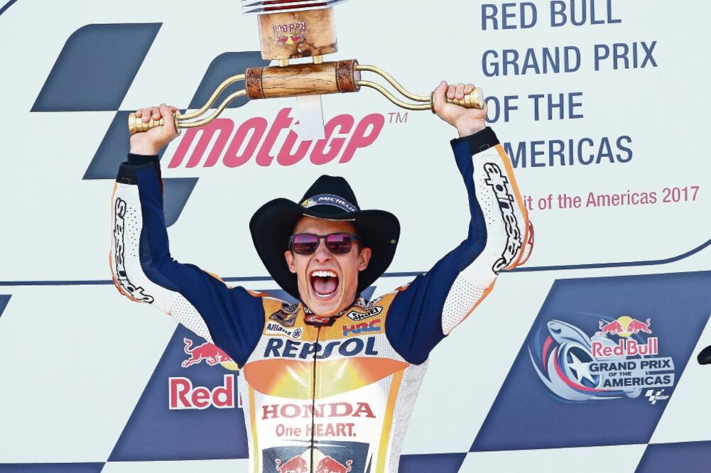 El motociclista español Marc Márquez es triple campeón mundial (RED BULL)