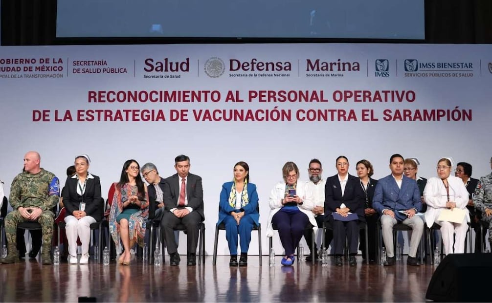 CDMX alcanza 74% de población vacunada contra sarampión. | Foto: Especial.