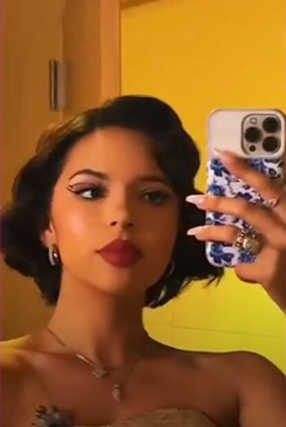 ¿Ángela Aguilar se operó la nariz?