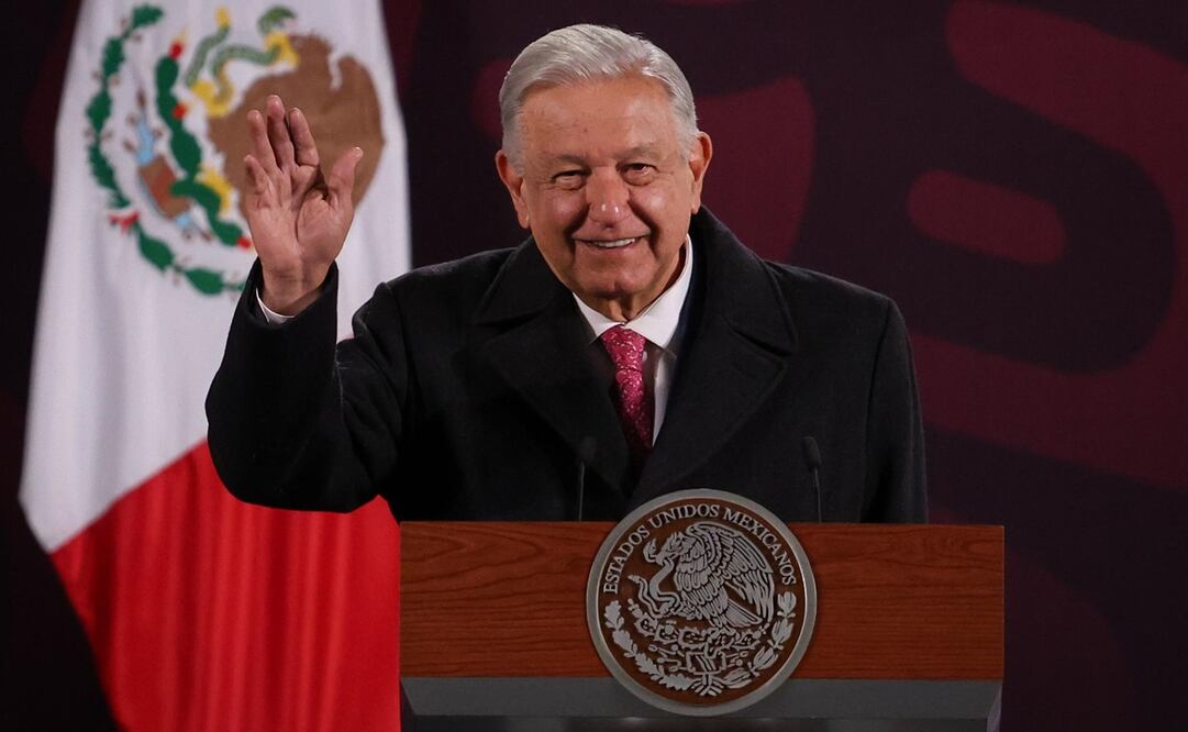 López Obrador en su última mañanera. Foto: Diego Simón Sánchez / EL UNIVERSAL