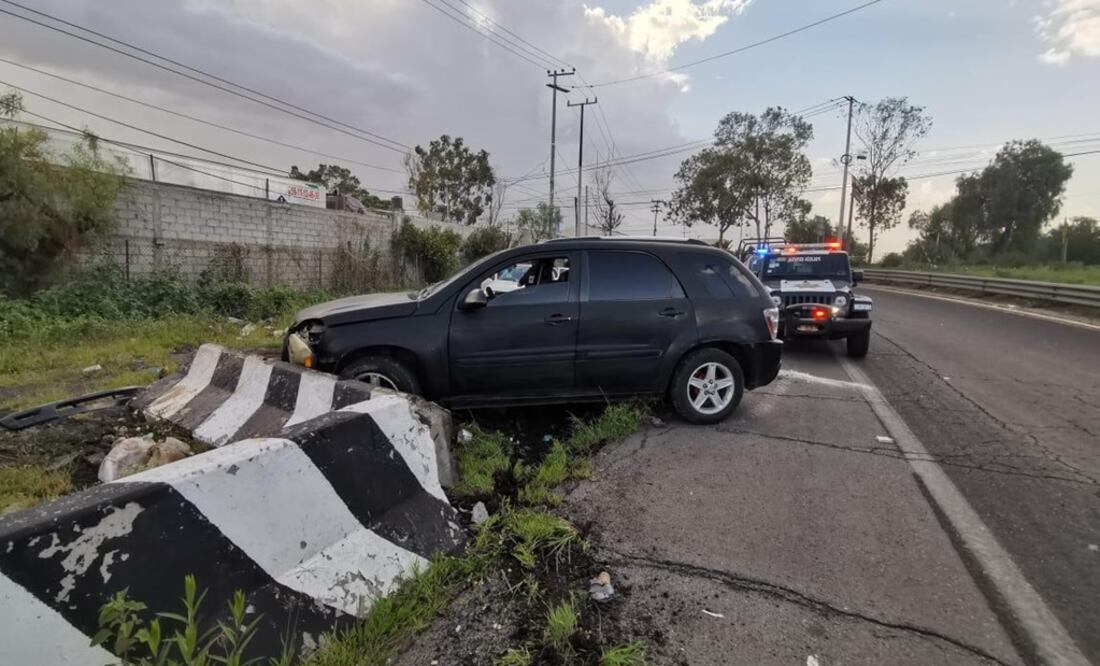 El accidente se registró en la intersección de la carretera Lechería-Texcoco y Circuito Exterior Mexiquense Foto: Especial