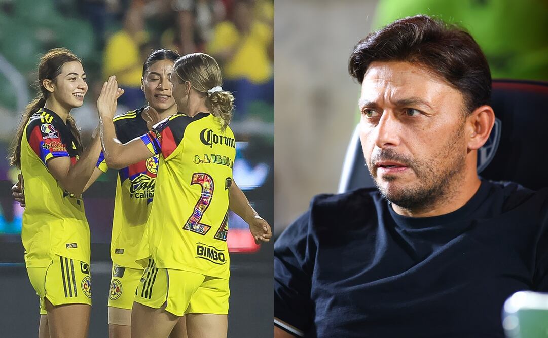 América Femenil y Ángel Villacampa en la fase regular del Apertura 2025 - Fotos: Imago7