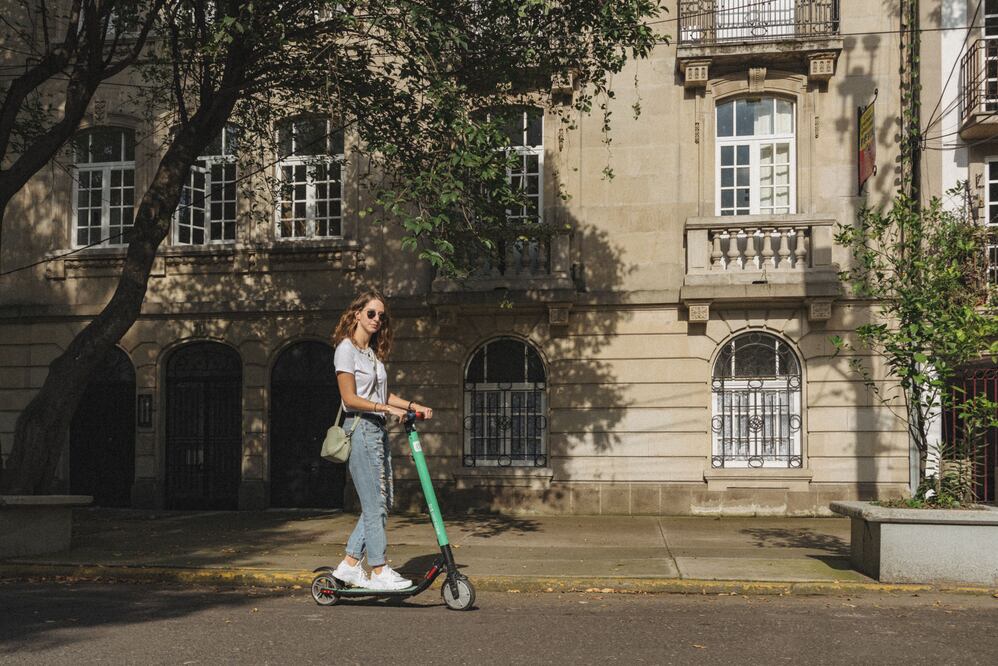 Los scooters eléctricos se rentan a través de una app. (Foto: Cortesía Grin)