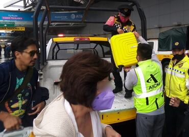 SSC implementa operativo de movilidad por bloqueo en el AICM