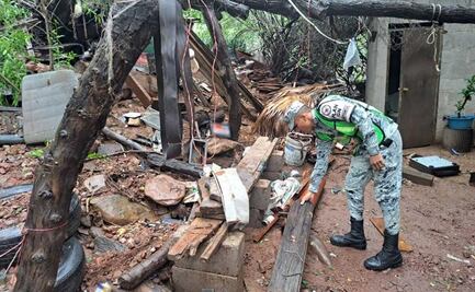 Guardia Nacional intensifica ayuda en 5 estados afectados por el huracán Kay