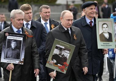 En Día de la Victoria, Putin llama a unidad mundial contra el terrorismo