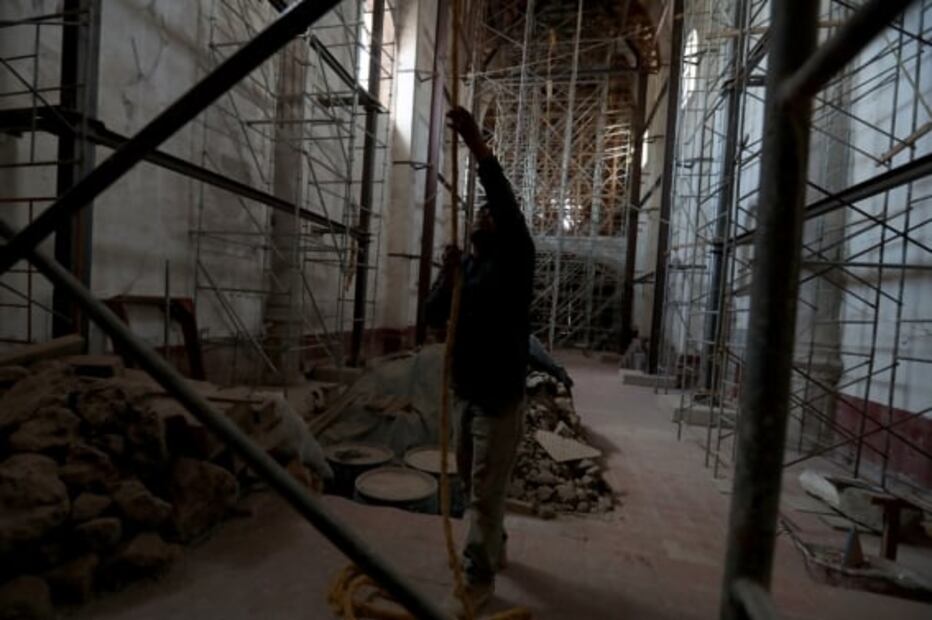 Al 70% reconstrucción en Ruta de los Conventos