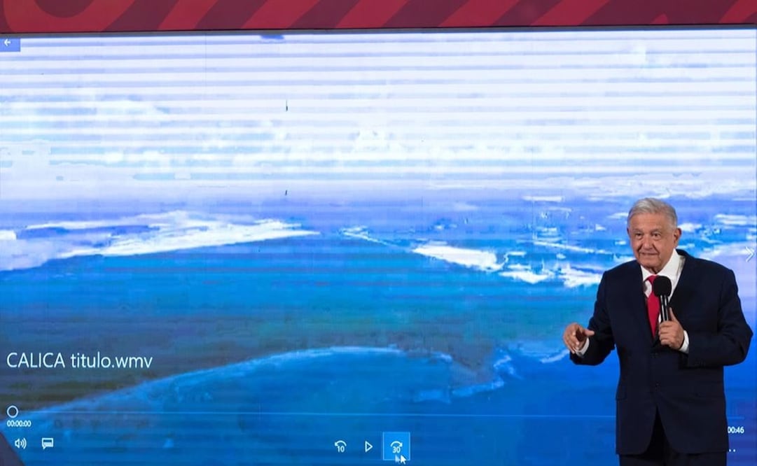 "los ambientalistas nunca jamás dijeron nada y es una destrucción al territorio sin precedente”, dijo. Foto: Presidencia 