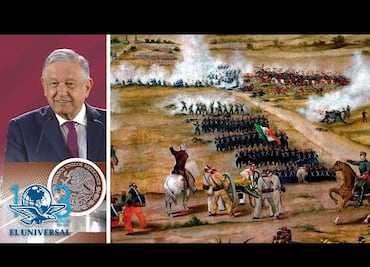 Clase de historia de AMLO en la conferencia matutina