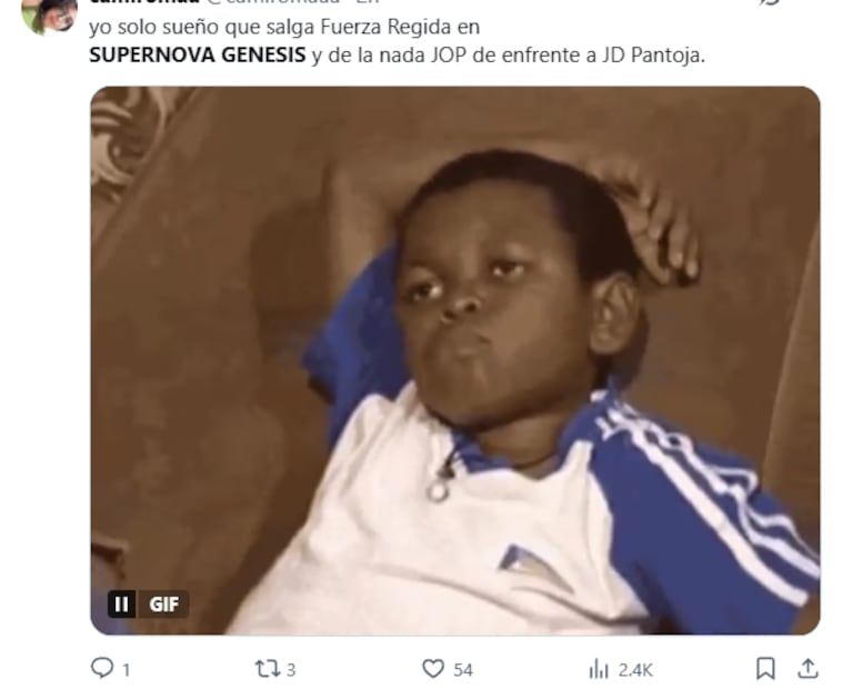 Los mejores memes que dejó la segunda edición de Supernova Génesis. Foto: Captura de pantalla