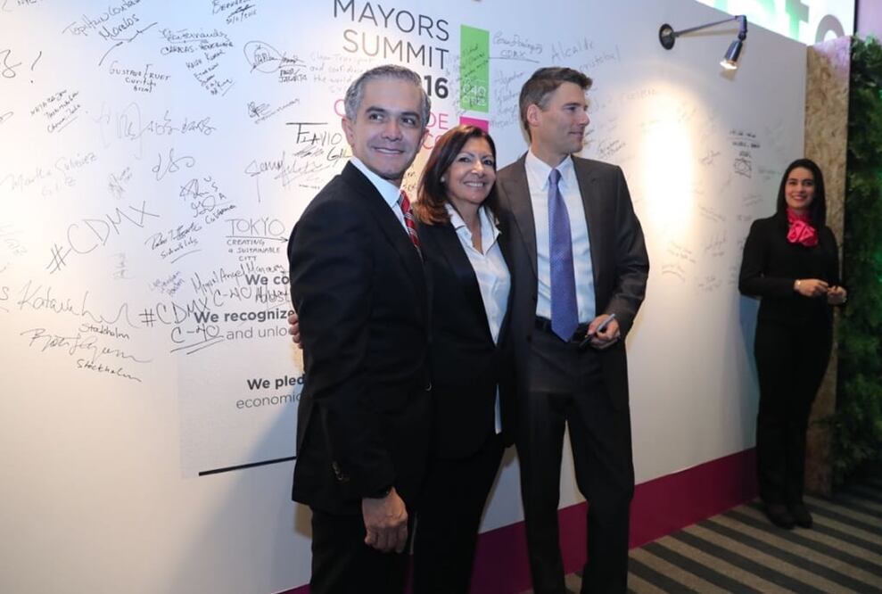 El Jefe de Gobierno, Miguel Ángel Mancera, afirmó que no existen muros en el mundo para hacer frente al cambio climático. Foto: Lucía Godínez/EL UNIVERSAL