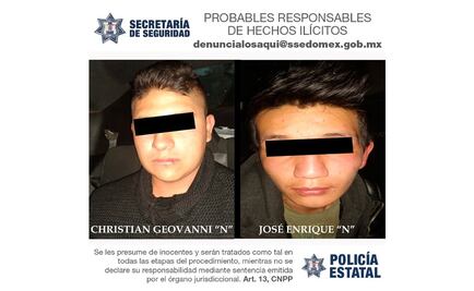 Detienen a 2 por presunto robo de una camioneta en Naucalpan