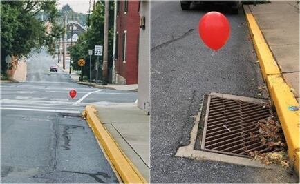Globos de “Eso” atados a coladeras aterrorizan a policías en Pensilvania