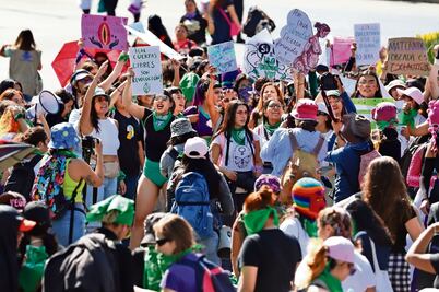 Marcha por el aborto legal: “Esto no acaba aquí, tenemos que luchar y no renunciar”