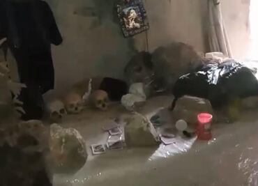 Detienen a profanador de tumbas en Tekit, Yucatán; tenía al menos 10 cráneos humanos