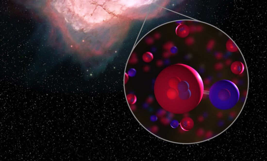 La NASA detecta la primera molécula que se formó en el Universo