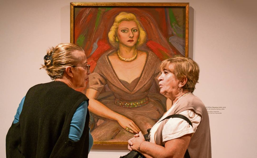 Retrato de Natasha Gelman, 1950, de David Alfaro Siqueiros. (Col. Zambrano). Foto: Santiago Cadena / EL UNIVERSAL