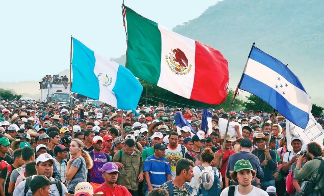 Thousands of Migrants traveled through Mexico to request asylum in the U.S. - Photo: Valente Rosas/EL UNIVERSAL