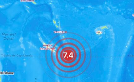 Sismo de 7.1 sacude el este de Nueva Caledonia, en Oceanía