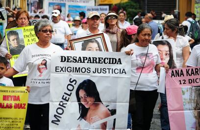 Marchan madres de desaparecidos también en Morelos