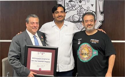 Rinden reconocimiento póstumo a José Sulaimán; reconocen su legado en Reynosa