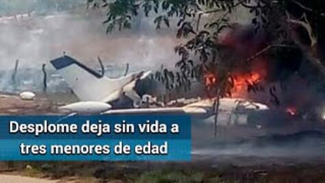 Fallecen 6 personas al desplomarse avioneta en Chihuahua