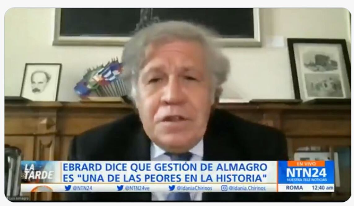 Captura de pantalla del video de NTN24