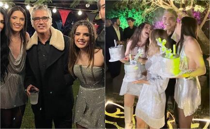 Por partida doble, Alejandro Fernández celebró el cumpleaños 25 de sus gemelas 