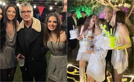 Por partida doble, Alejandro Fernández celebró el cumpleaños 25 de sus gemelas 