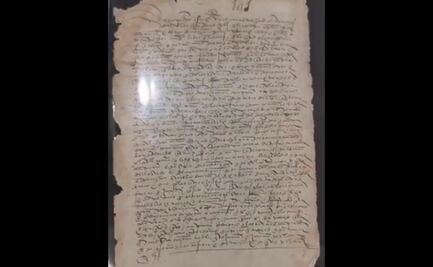 Recuperan en Nueva York una carta de Hernán Cortés
