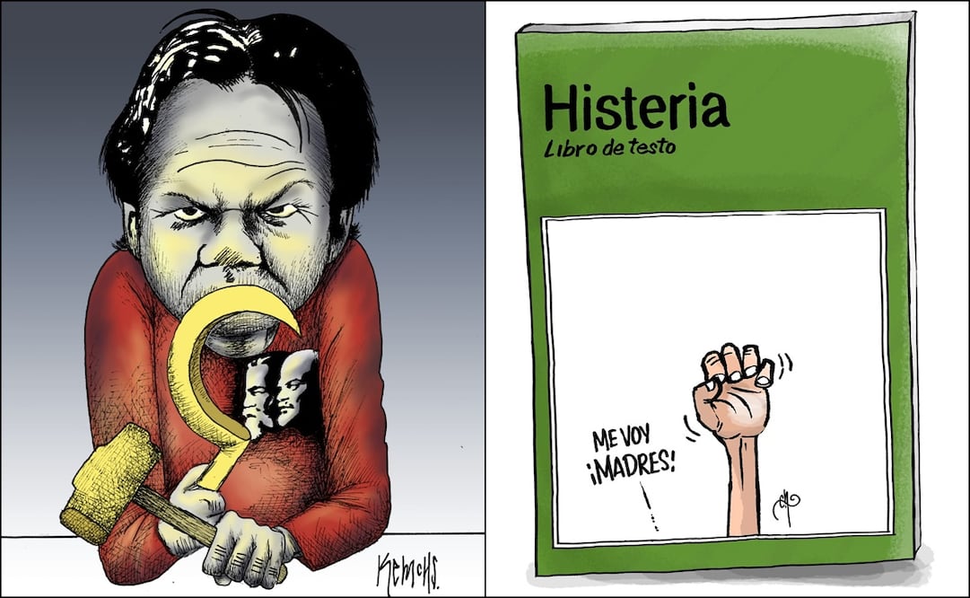 En medio del cruce político y social, los cartones no tardaron en aparecer. Foto: Kemchs y Chavo del Toro