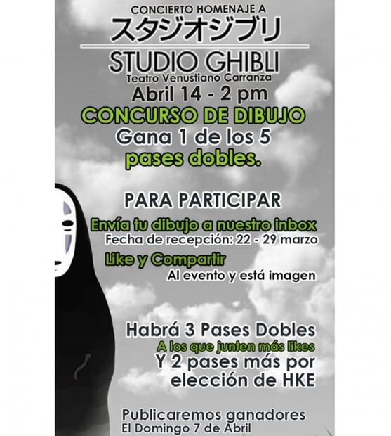 En CDMX tendremos concierto homenaje al Studio Ghibli