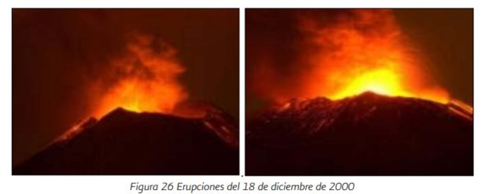 Erupción Volcán 2000