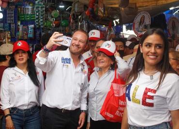 Santiago Taboada pide voto de confianza a comerciantes de Tepito