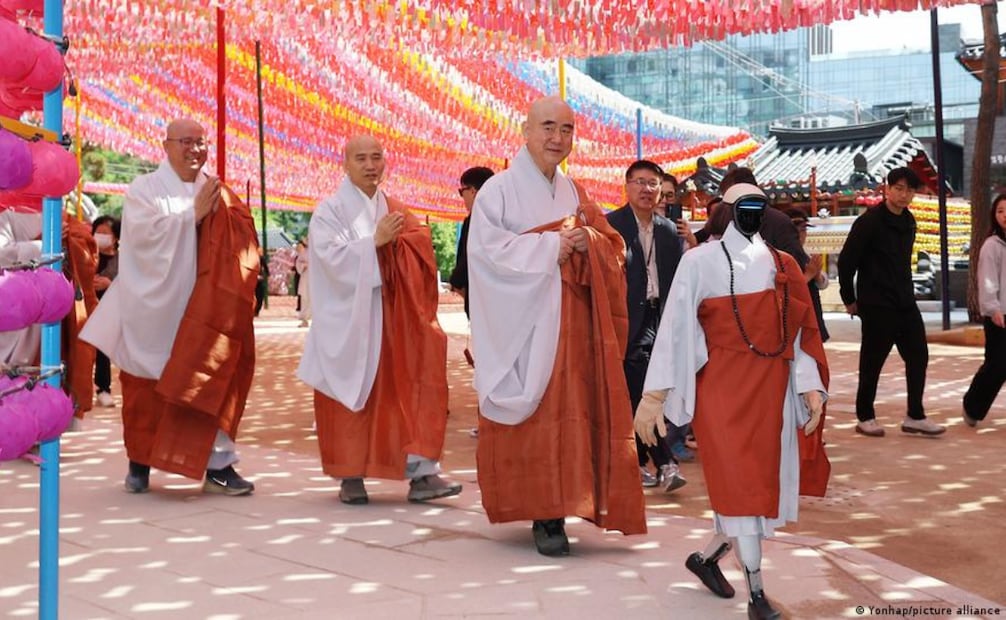 La secta religiosa encargada de la ceremonia tradicional de iniciación de Gabi pertenece al budismo zen coreano. Foto: Yonhap / picture alliance