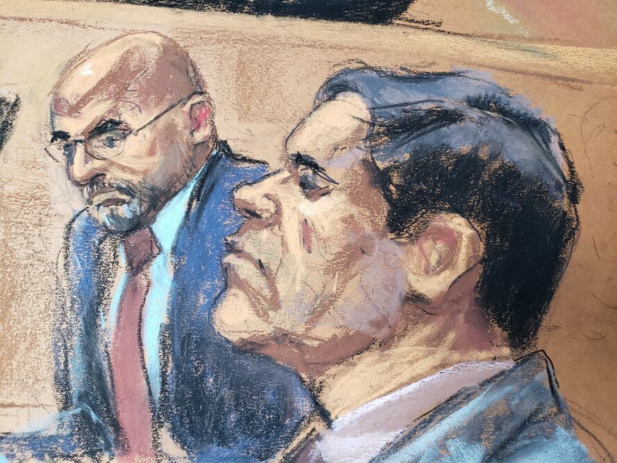 Juicio a Joaquín "El Chapo" Guzmán. Foto: Archivo