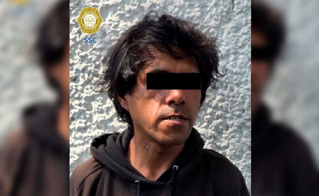 Detienen a sujeto señalado de aparecer en video golpeando a transeúnte en Iztacalco; habría robado a una mujer también. Foto: Especial