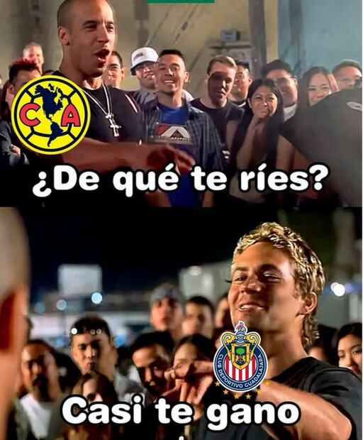 Los mejores memes de la victoria de América ante Chivas en duelo amistoso 