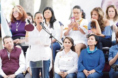 Aunque se junten, no nos van a ganar, revira Claudia