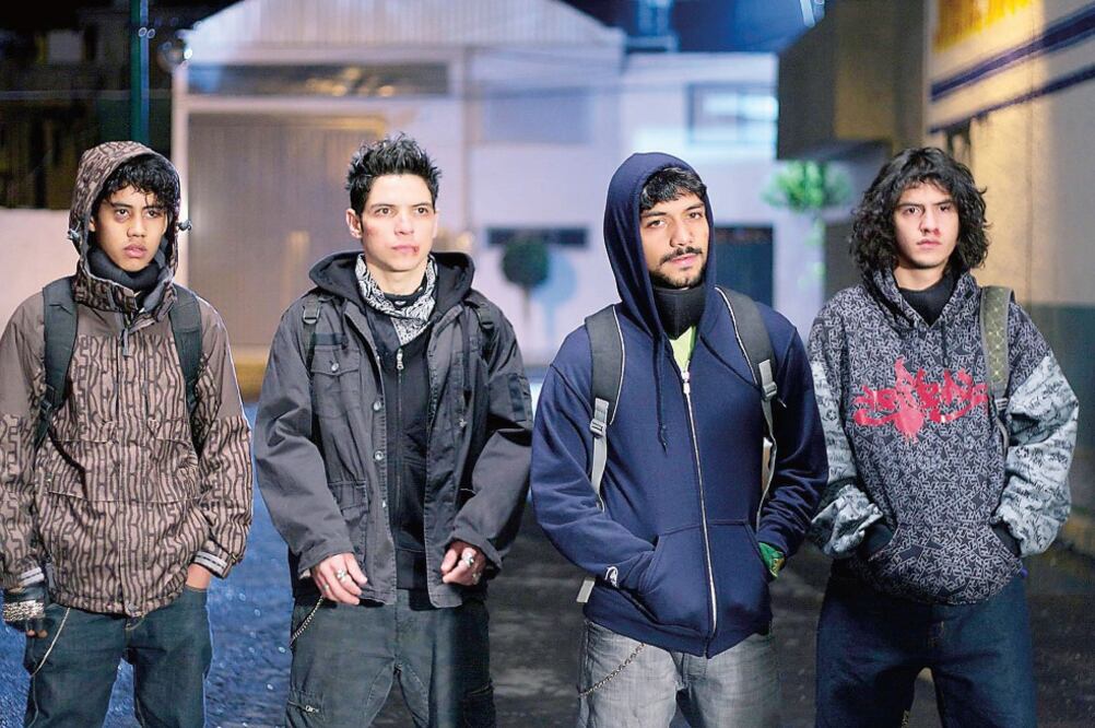 Christian Vázquez, de chamarra azul, en la historia rodada hace cinco años (TOMADA DE FACEBOOK)