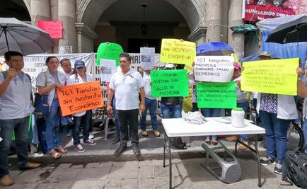 Alumnos y empleados de Prospera protestan por falta de apoyos en Oaxaca