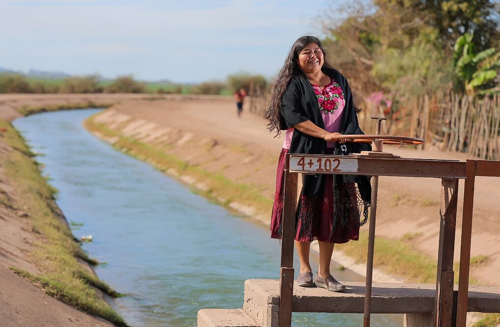 Anabela Carlón, líder comunitaria y activista sonorense, representa a los grupos originarios del país ante instancias como la ONU. Foto: Javier Escobar
