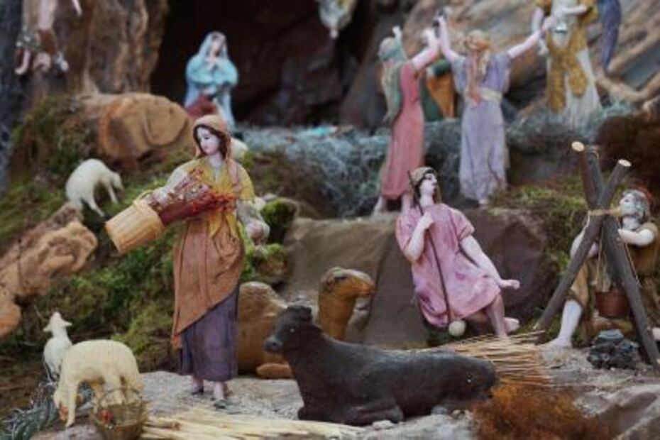 El único nacimiento navideño hecho de cera está en Oaxaca