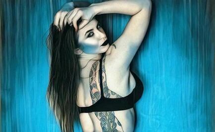 Ingrid Brans se sube el vestido en su cumpleaños