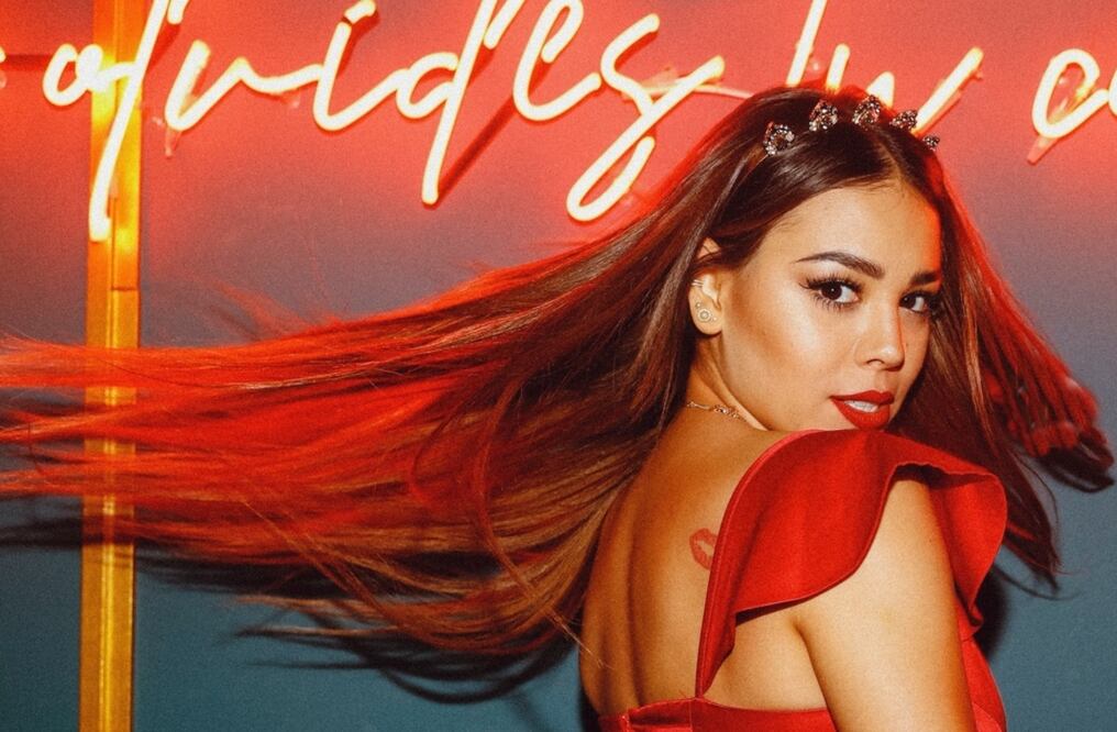Danna Paola causó furor en esta red social. Foto: Instagram