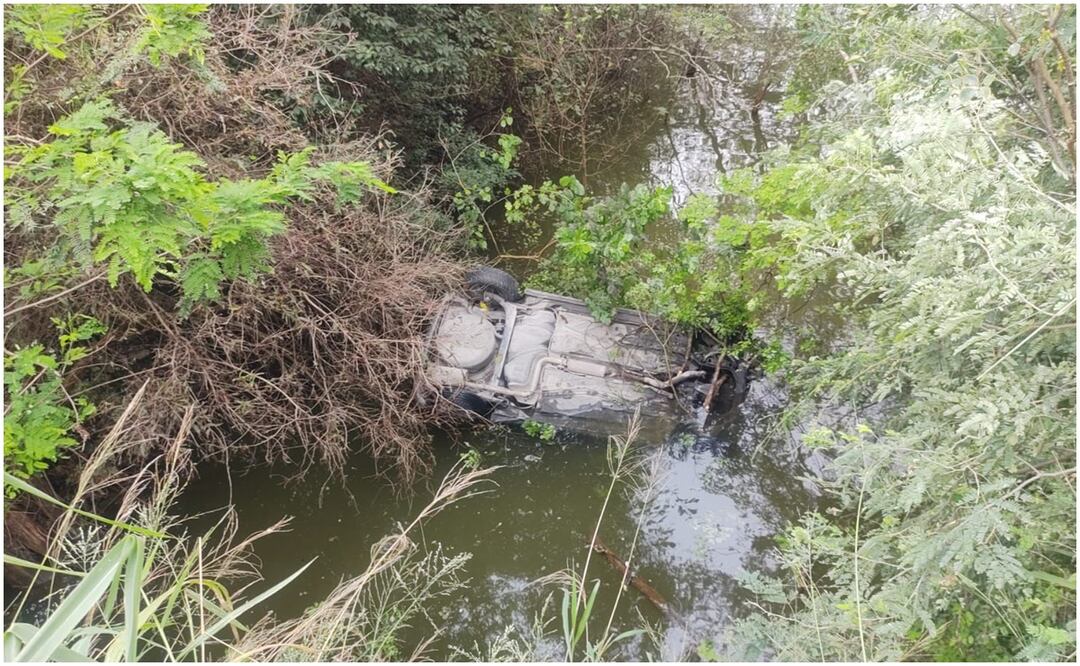 El accidente se reportó a la altura del kilómetro 35 de la carretera estatal Los Cavazos San Mateo, en la zona de Las Cortinas. Foto: Especial/El Universal