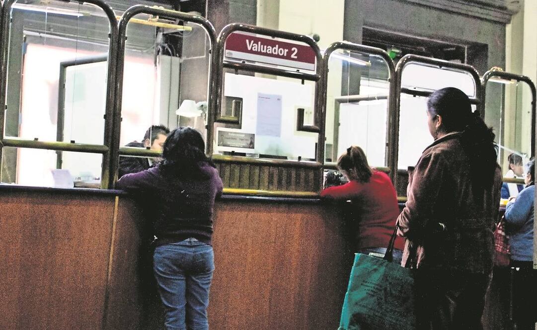De acuerdo con su sindicato, el Monte de Piedad también enfrenta una reducción de clientes. Foto: Archivo/El UNIVERSAL